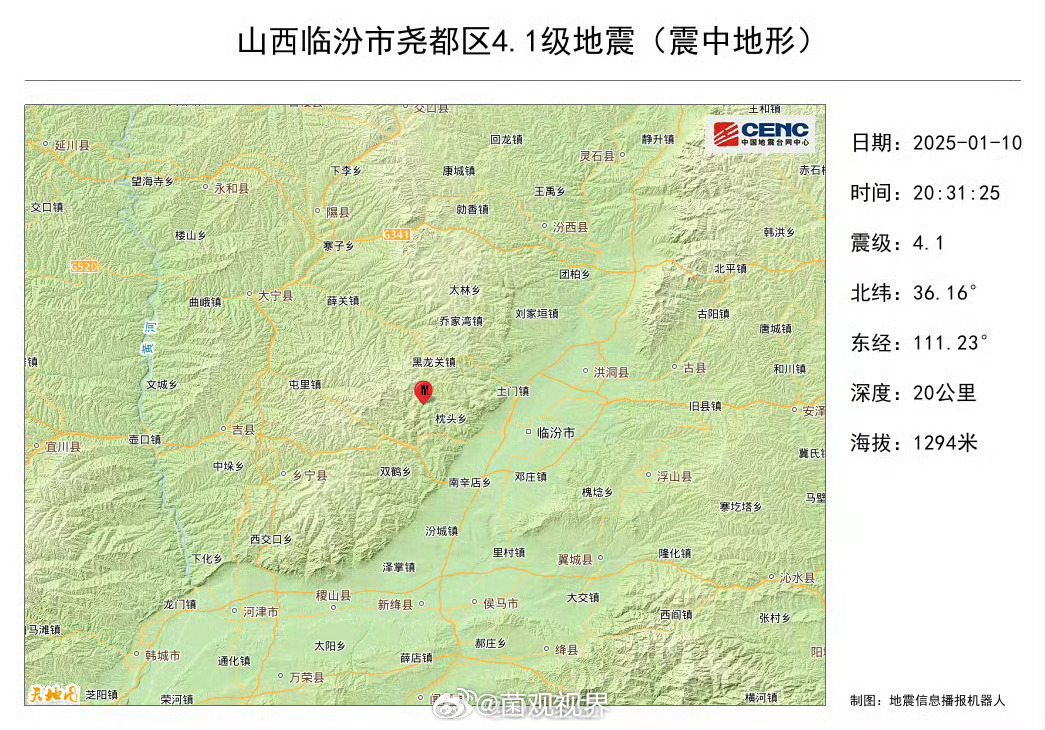 临汾地震最新消息及观点论述揭秘
